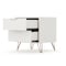 Manhattan Comfort Rockefeller Dresser and Nightstand Set, Off White 104GMC8 - alternate 9